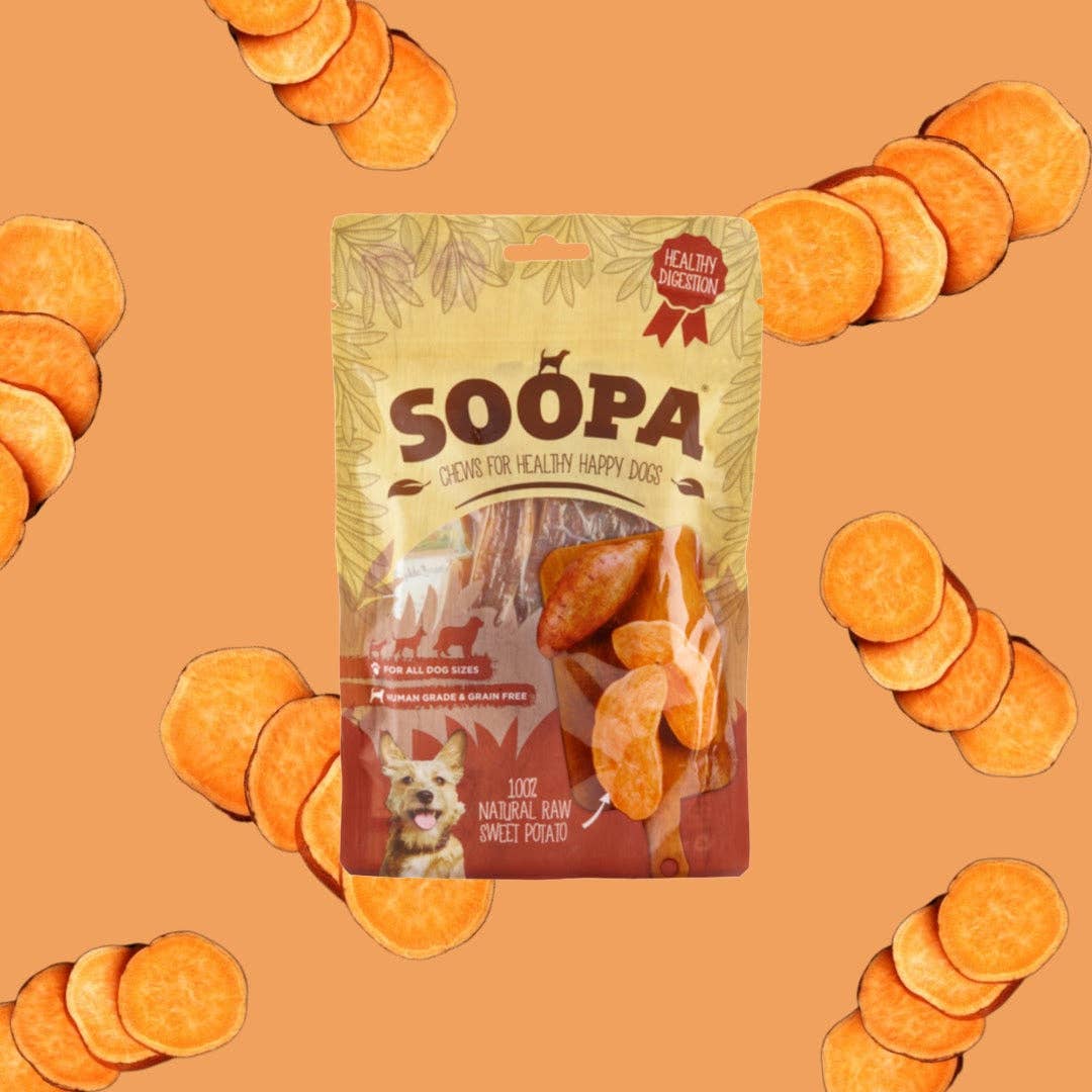 Natural Vegan Dog Treat - Sweet Potato Chews - Share Happy Outfits