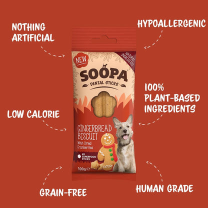 Natural Vegan Gingerbread Biscuit Dental Sticks - Share Happy Outfits