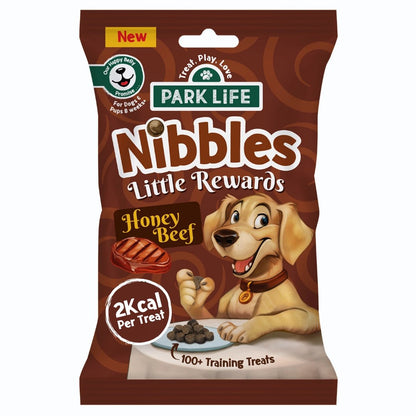 Park Life Nibbles Little Rewards – Training Treats with Beef &amp; Honey – Grain-Free, Natural, 2 kcal per Treat (80g) - Share Happy Outfits