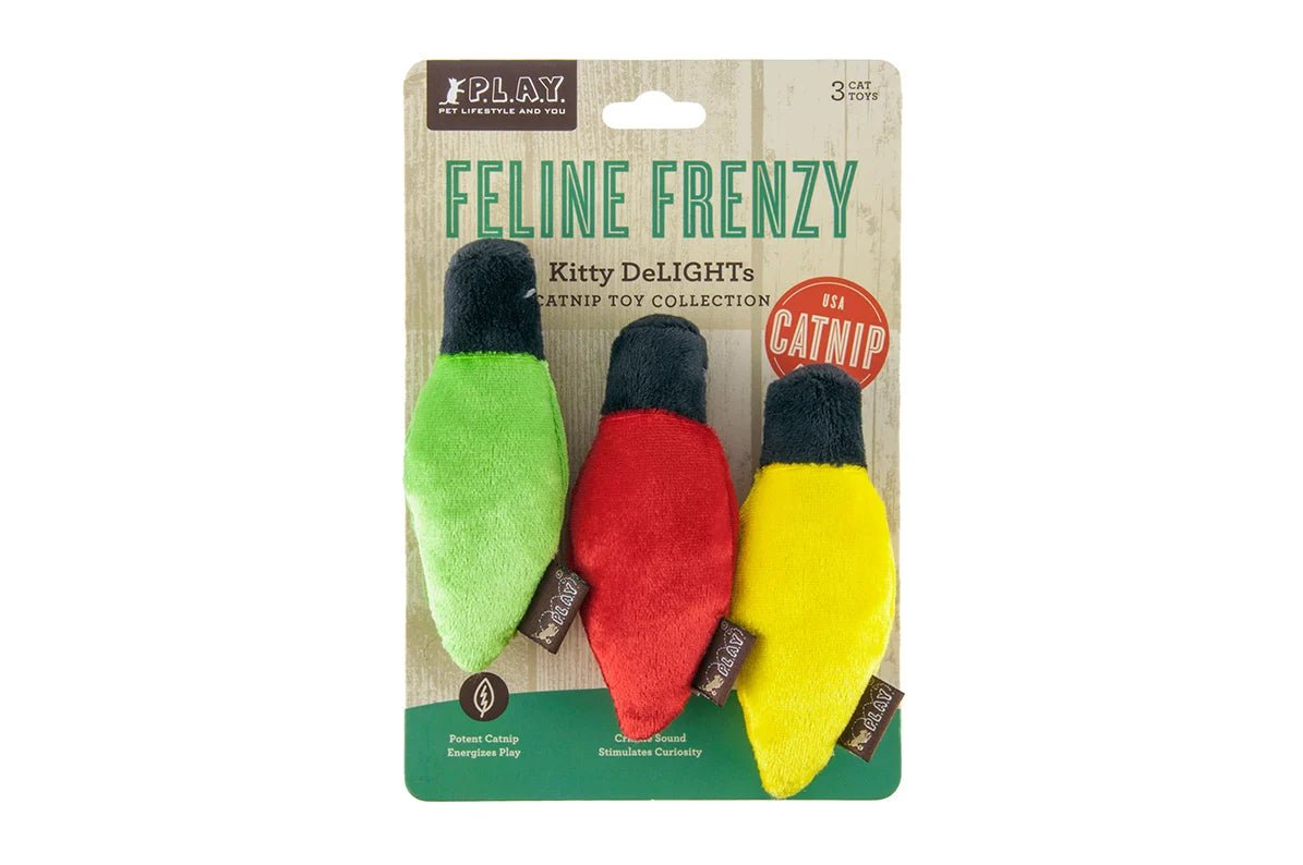 P.L.A.Y. Feline Frenzy Holiday Kitty Delights - Christmas Catnip Toys
