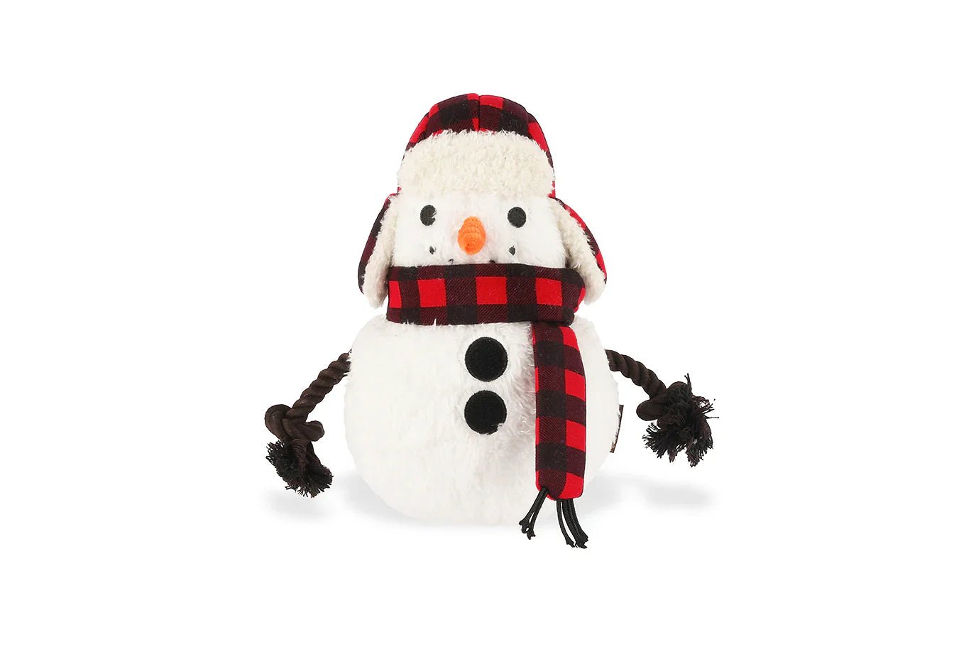 P.L.A.Y. – Home for the Holidays Snowman Christmas Plush Dog Toy