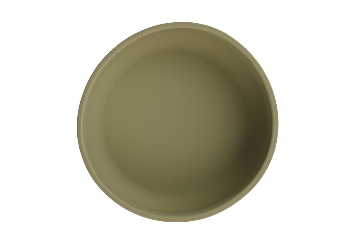 Sili Bowl Khaki | Durable Silicone Dog Bowl - Share Happy Outfits