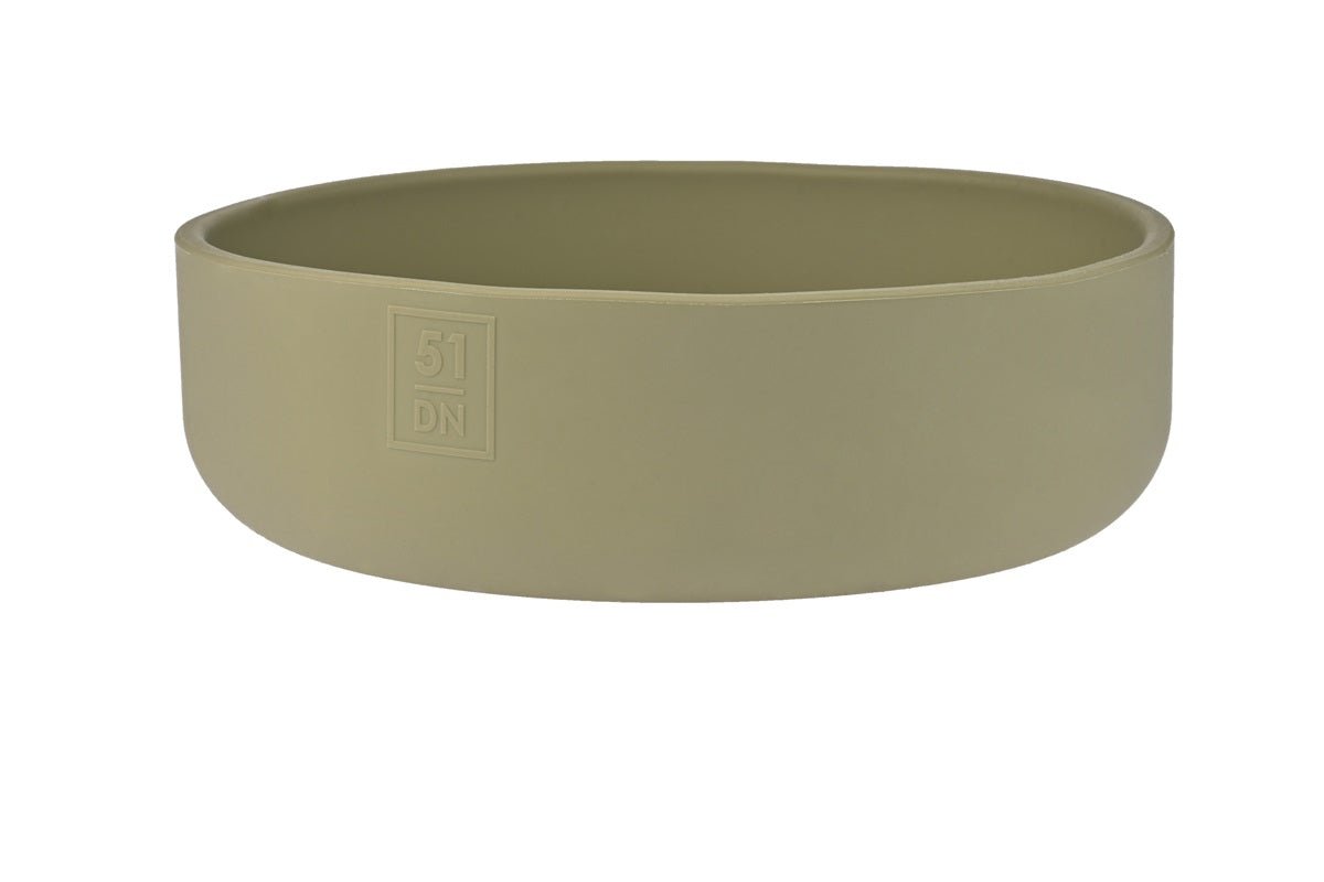 Sili Bowl Khaki | Durable Silicone Dog Bowl - Share Happy Outfits
