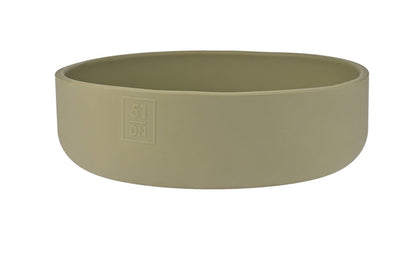 Sili Bowl Khaki | Durable Silicone Dog Bowl - Share Happy Outfits