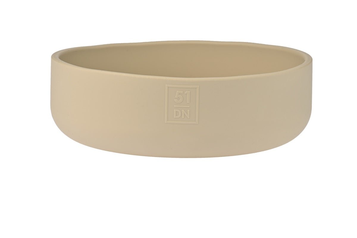 Sili Bowl Sand | Silicone Dog Bowl - Share Happy Outfits