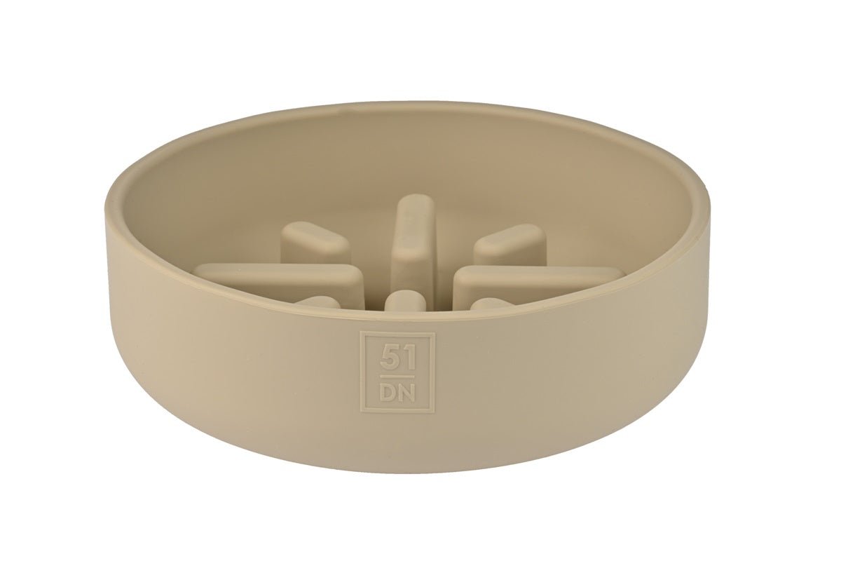 Sili Slow Feeder Sand | Durable Silicone Anti-Gulp Bowl - Share Happy Outfits