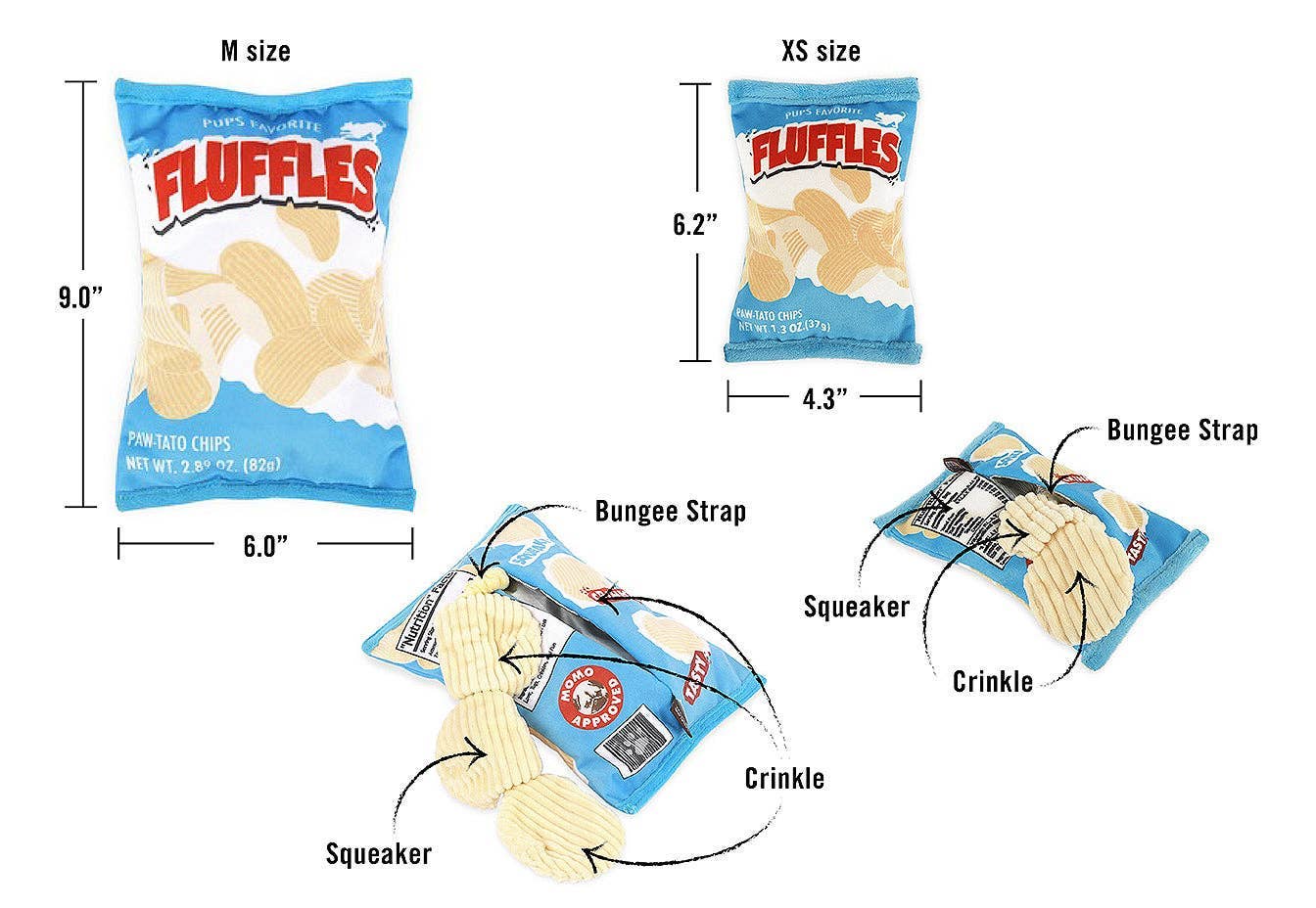 P.L.A.Y Snack Attack Fluffles Chips: M - Share Happy Outfits