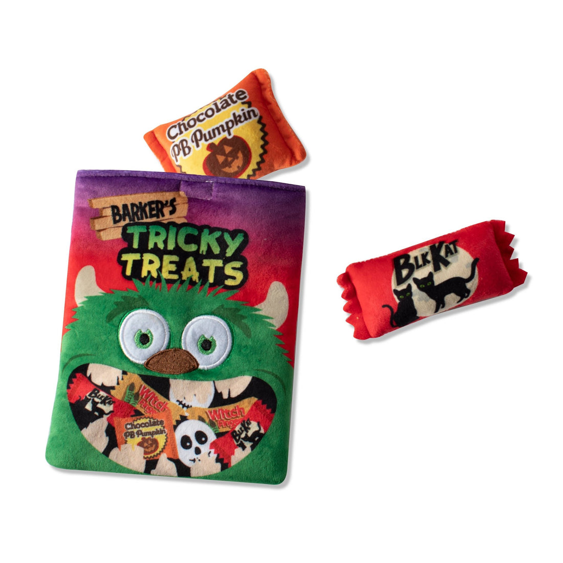 Fringe Plush Dog Toy - TRICKY TREATS - Share Happy Outfits